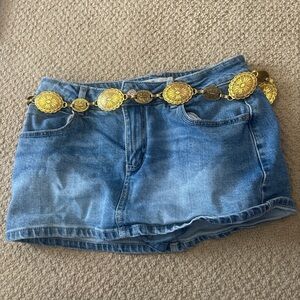 Edikted Gold Chain Belt